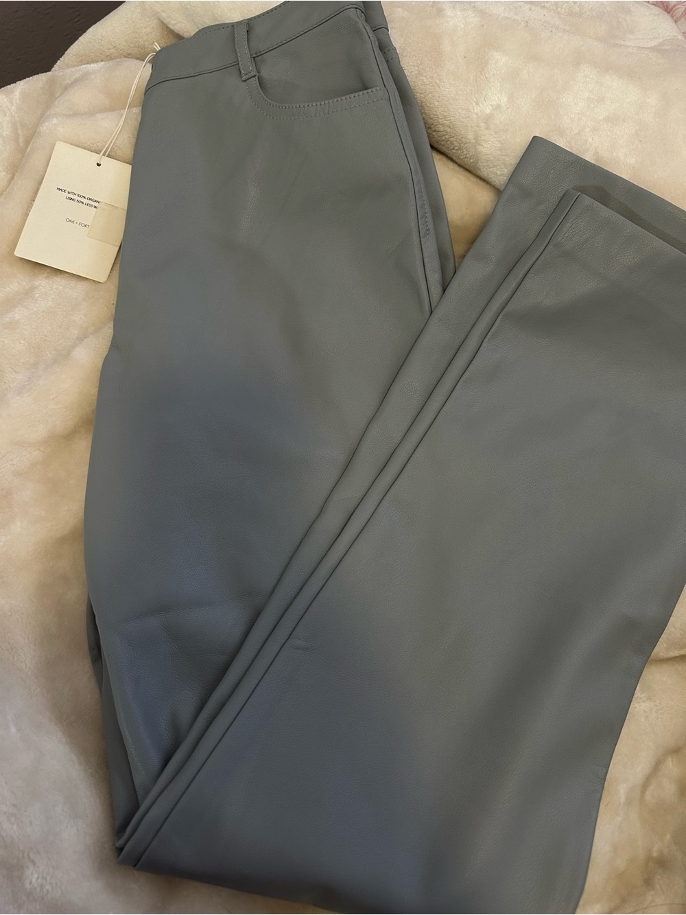 OAK + FORT leather pants